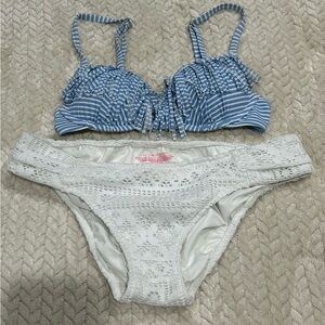 Victorias‎ Secret The Knockout Bikini 32B Top with Medium Bottoms